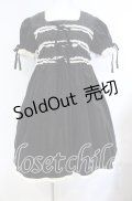 metamorphose / 別珍袖付ジャンパースカート  クロ O-25-08-30-008-ME-OP-OW-OS