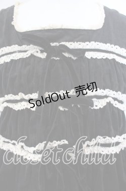 画像2: metamorphose / 別珍袖付ジャンパースカート  クロ O-25-08-30-008-ME-OP-OW-OS