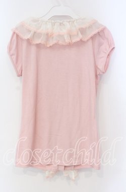 画像3: Ank Rouge / ラッフルフリルトップス M ピンク O-25-08-30-092-CA-TO-OW-OS