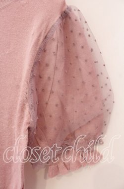 画像2: LIZ LISA / ドットニットトップス  ピンク O-25-08-30-093-LO-TO-OW-OS
