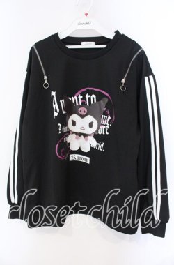 画像1: majoretty / クロミオフショルプルオーバー M〜L クロ O-25-08-30-096-LO-TO-OW-OS