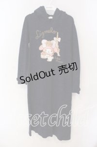 Lizmelo / プリントパーカーワンピース M ネイビー O-25-08-30-099-LO-OP-OW-ZT484