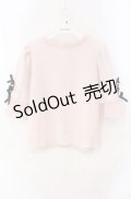 Rojita / リボン配色トップス  ピンク O-25-08-30-103-LO-TO-OW-OS