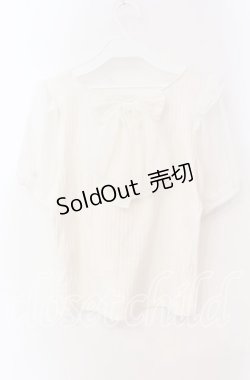 画像3: Secret Honey / バックリボンテレコトップス  シロ O-25-08-30-104-CA-TO-OW-OS