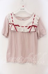 Ank Rouge / はしごレースBIGカラープルオーバー F ピンク O-25-08-30-106-CA-TO-OW-ZT092