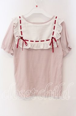 画像2: Ank Rouge / はしごレースBIGカラープルオーバー F ピンク O-25-08-30-106-CA-TO-OW-OS