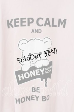 画像3: Honey Cinnamon / ワッペンZIPパーカー F ピンク O-25-08-30-111-LO-TO-OW-OS