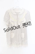 Franche Lippee / 刺繍入り水玉チュニック M アイボリー O-25-08-30-017-LO-TO-OW-ZT070