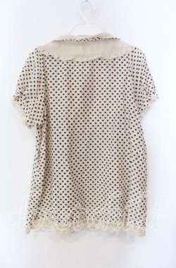 画像3: Franche Lippee / 刺繍入り水玉チュニック M アイボリー O-25-08-30-017-LO-TO-OW-OS