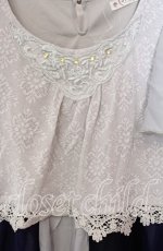 画像2: axes femme / 多配色ドッキングロングワンピース M ネイビー O-25-08-30-020-AX-OP-OW-ZH (2)