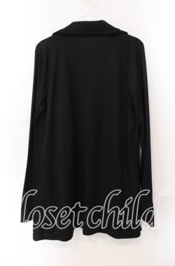 画像2: axes femme / 襟付ロングトッパージャケット M クロ O-25-08-30-025-AX-TO-OW-OS
