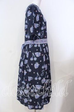 画像3: Jane Marple / Bonjour Millefleursのコレットドレス M ネイビー O-25-08-30-003-JM-OP-OW-OS