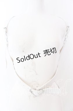 画像1: DearMyLove / 2WAYハートハーネスベルト  シロ O-25-08-31-001-EL-ZA-OW-ZT450