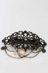 axes femme / ドロップクリスタルバレッタ  アンティークゴールド O-25-08-31-056-AX-AC-OW-ZT488-F006