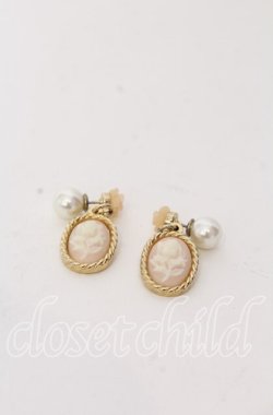 画像1: LIZ LISA / ローズカメオピアス  ゴールド O-25-08-31-006-LO-AC-OW-OS