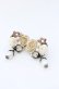 画像1: hanakabeads / ミルクティーコラージュのピアス  アイボリー O-25-08-31-070-LO-AC-OW-OS (1)