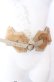 画像1: axes femme / ファー使いバックルベルト  ベージュ O-25-08-31-008-AX-ZA-OW-OS (1)