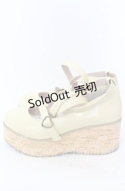 画像2: MODO / Sponge Cake Bubbles リボン木底シューズ【リボン欠品】 39 イエロー O-25-08-31-079-LO-ZA-OW-OS