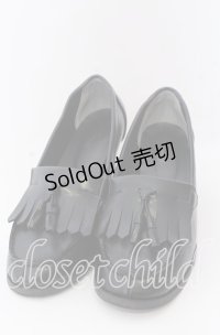 Kurumi Collaboration / ローファーパンプス M クロ O-25-08-31-082-LO-SH-OW-ZT087