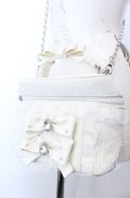 Ank Rouge / ノベルティ レースバニティBAG バッグ  シロ O-25-08-31-085-CA-BG-IG-OS