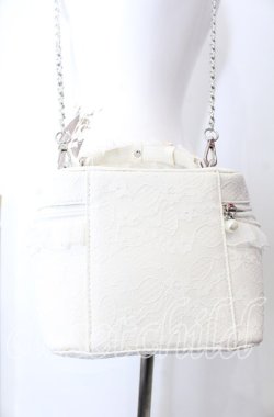 画像3: Ank Rouge / ノベルティ レースバニティBAG バッグ  シロ O-25-08-31-085-CA-BG-IG-OS