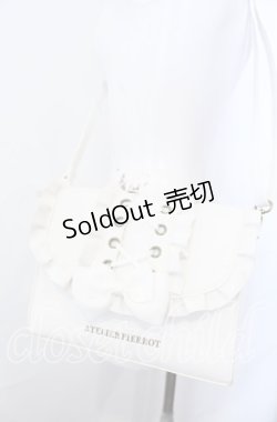 画像1: ATELIER PIERROT / Enchanted Corset Bag   ホワイト O-25-08-31-087-EL-BG-OW-OS