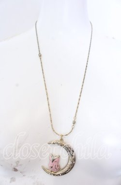 画像2: MILK / ムーンオウルネックレス  ピンク×シルバー O-25-08-31-089-ML-AC-IG-OS