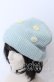 画像1: Candy Stripper / マーガレットニットキャップ  サックス O-25-08-31-093-PU-AC-IG-OS (1)