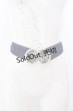 画像2: axes femme / マリンパールゴムベルト  ネイビー O-25-08-31-012-AX-ZA-OW-ZT487-F004