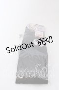 LOLITAその他 / フリルガーター付きシアーオーバーニー 23-25ｃｍ クロ O-25-08-31-094-LO-ZA-OW-ZT486-F002