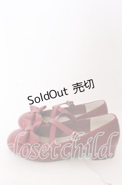 画像2: axes femme kawaii / クロスベルトリボンパンプス L ワイン O-25-08-31-095-AX-SH-OW-OS