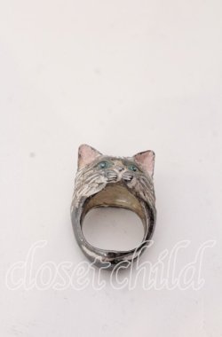 画像1: MILK / ベイビーキャットコレクションリング 約10号 シルバー×エメラルドアイ O-25-08-31-096-ML-AC-IG-OS