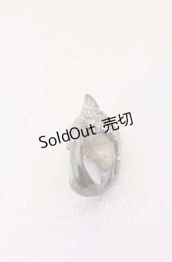 画像2: MILK / ベイビーキャットコレクションリング 約10号 シルバー×エメラルドアイ O-25-08-31-096-ML-AC-IG-OS
