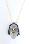 Q-pot. / Sister Rose Ghost Necklace　ネックレス  クリア×ゴールド×ブラック O-25-08-31-022-QP-AC-OW-OS
