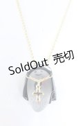 Q-pot. / Sister Rose Ghost Necklace　ネックレス  クリア×ゴールド×ブラック O-25-08-31-022-QP-AC-OW-ZT394-F003