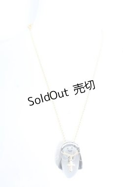 画像2: Q-pot. / Sister Rose Ghost Necklace　ネックレス  クリア×ゴールド×ブラック O-25-08-31-022-QP-AC-OW-ZT394-F003