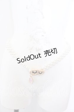 画像2: m petit by misako / サンリオキャラクターズコラボマイメロディパールベルト  シロ O-25-08-31-023-LO-ZA-OW-OS
