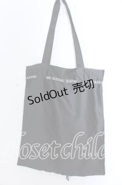 画像2: EATME / EATMEロゴリボントートバッグ  クロ O-25-08-31-028-LO-BG-OW-ZT511