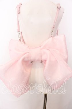 画像1: Lovely Tency / 眞白ありす　リボン2WAYバッグ   ピンク O-25-08-31-029-LO-BG-OW-OS