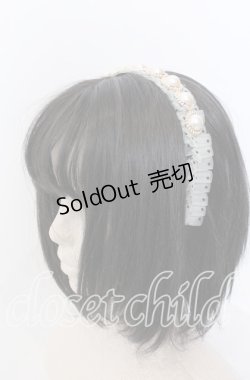 画像1: LOLITAその他 / パールボタンカチューシャ  アイボリー系 O-25-08-31-038-LO-AC-OW-OS