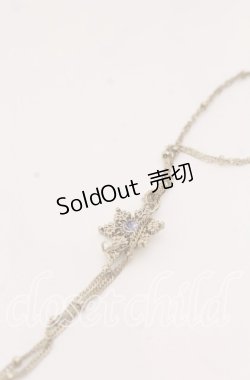 画像1: axes femme / スノーモチーフラリエット  ゴールド O-25-08-31-042-AX-AC-OW-ZT394-F003