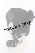 Coenobita / 膨れレースとエコファーのバブーシュカ  クロ O-25-08-31-044-LO-AC-OW-ZT486-F004