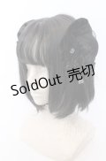 Hoshibako Works / 藤花集中華風お団子クリップ式ヘッドドレス  クロ O-25-08-31-048-LO-AC-OW-ZT0902B