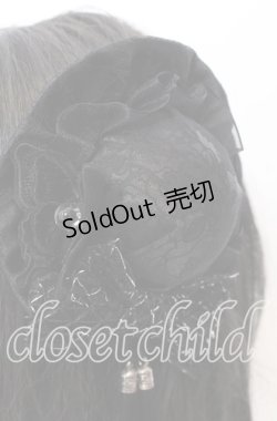 画像2: Hoshibako Works / 藤花集中華風お団子クリップ式ヘッドドレス  クロ O-25-08-31-048-LO-AC-OW-ZT0902B