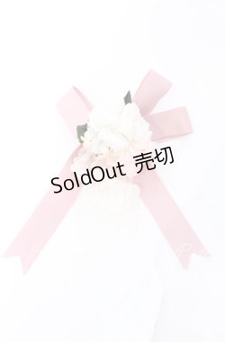 画像1: Victorian maiden / コサージュリボンクリップ  ピンク O-25-09-01-001-CL-AC-OW-ZT485