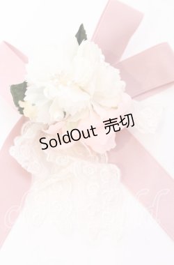 画像2: Victorian maiden / コサージュリボンクリップ  ピンク O-25-09-01-001-CL-AC-OW-ZT485