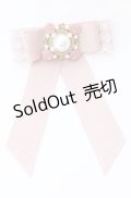 axes femme / ピン付きパールブローチ  ピンク O-25-09-01-011-AX-AC-OW-OS