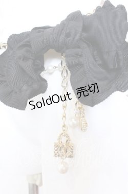 画像2: INGEBORG / チャーム付きチェーンベルト  ゴールド×クロ O-25-09-01-012-LO-ZA-OW-OS