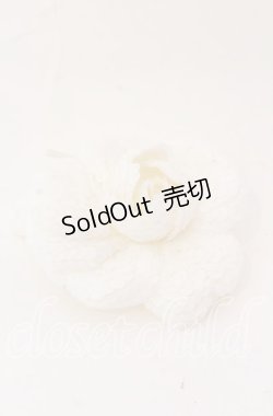 画像1: INGEBORG / スパンコール使いブローチ  シロ O-25-09-01-013-LO-AC-OW-ZT485-F004