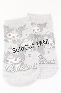 サンリオ / ソックス+巾着セット ソックス単品  グレー O-25-09-01-018-EL-ZA-IG-ZT485-F001